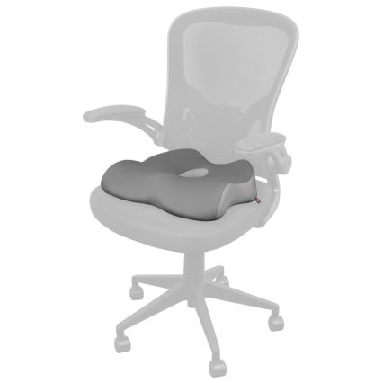 CONNECT IT CFH-5901-GY - Poduszka na krzesło ergonomiczne szara