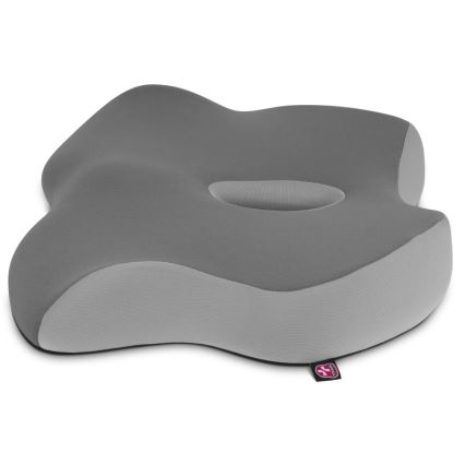 CONNECT IT CFH-5901-GY - Poduszka na krzesło ergonomiczne szara