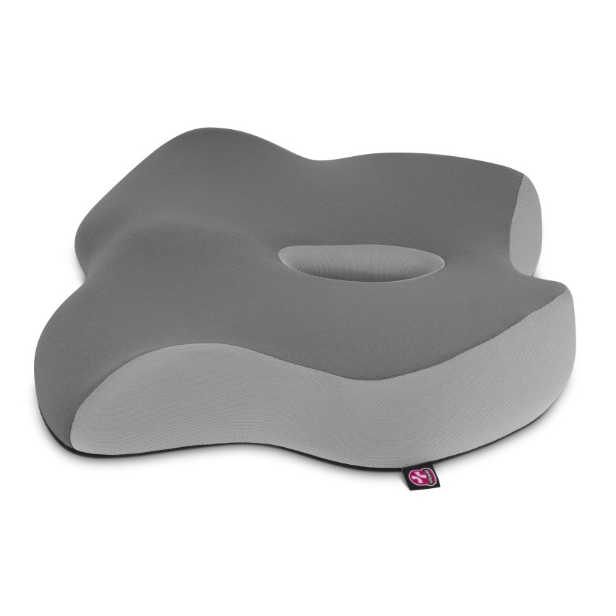 CONNECT IT CFH-5901-GY - Poduszka na krzesło ergonomiczne szara