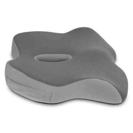 CONNECT IT CFH-5901-GY - Poduszka na krzesło ergonomiczne szara