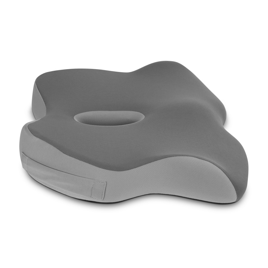 CONNECT IT CFH-5901-GY - Poduszka na krzesło ergonomiczne szara