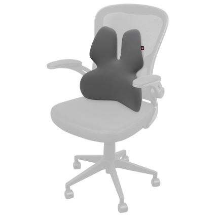 CONNECT IT CFH-5902-GY - Podparcie lędźwiowe fotela szare