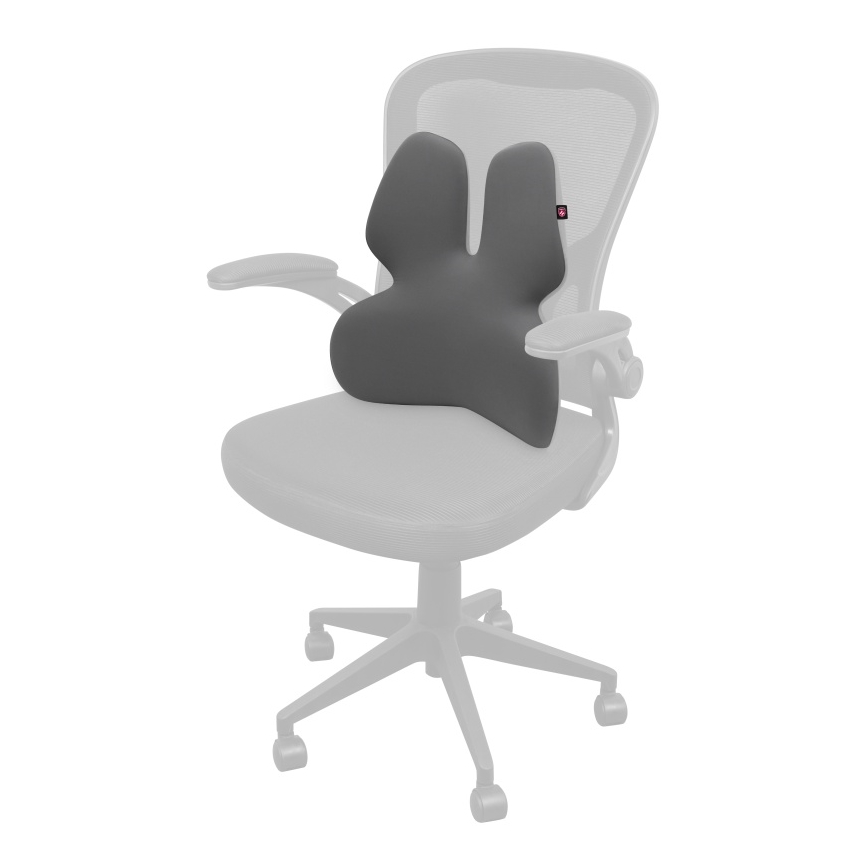 CONNECT IT CFH-5902-GY - Podparcie lędźwiowe fotela szare