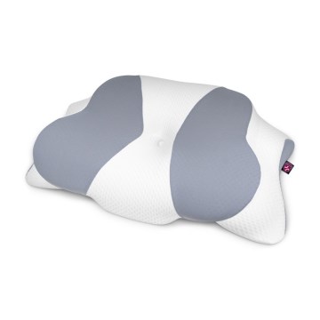 CONNECT IT CFH-6032-WH - Poduszka anatomiczna Gemini biały/szary