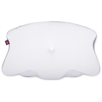 CONNECT IT CFH-6032-WH - Poduszka anatomiczna Gemini biały/szary