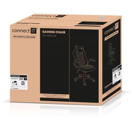 CONNECT IT CGC-0600-BK - Fotel gamingowy Matrix Pro czarny