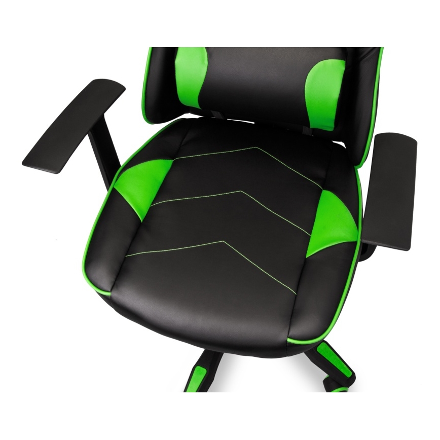 CONNECT IT CGC-0700-GR - Fotel gamingowy LeMans Pro czarno-zielony