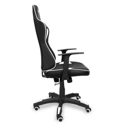 CONNECT IT CGC-0700-WH - Fotel gamingowy LeMans Pro czarno-biały