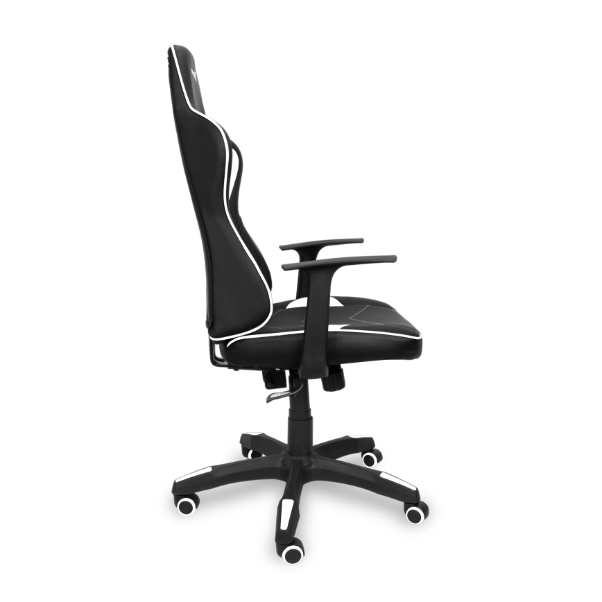 CONNECT IT CGC-0700-WH - Fotel gamingowy LeMans Pro czarno-biały