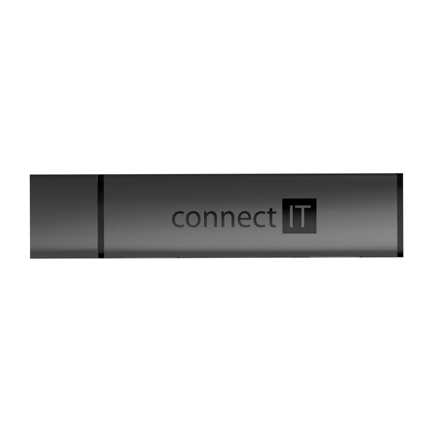 CONNECT IT CHU-4060-AN - USB-A hub z czytnikiem kart pamięci 4w1