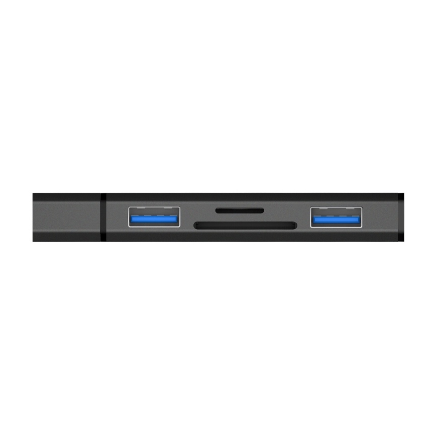 CONNECT IT CHU-4060-AN - USB-A hub z czytnikiem kart pamięci 4w1