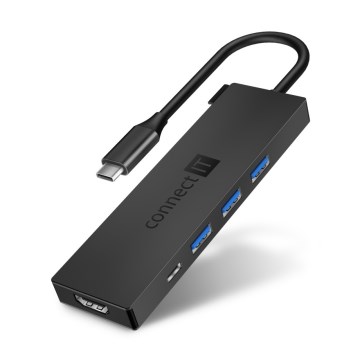 CONNECT IT CHU-8010-AN - USB-C hub 5w1