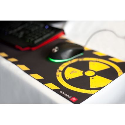 CONNECT IT CI-1128 - LED Przewodowa mysz gamingowa 1000/1200/1600/3200 DPI czarna