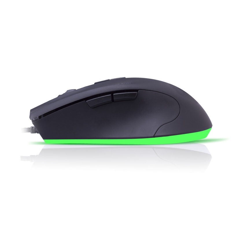 CONNECT IT CI-1128 - LED Przewodowa mysz gamingowa 1000/1200/1600/3200 DPI czarna