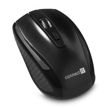 CONNECT IT CI-1223 - Mysz bezprzewodowa 800/1200/1600 DPI 2xAAA czarna