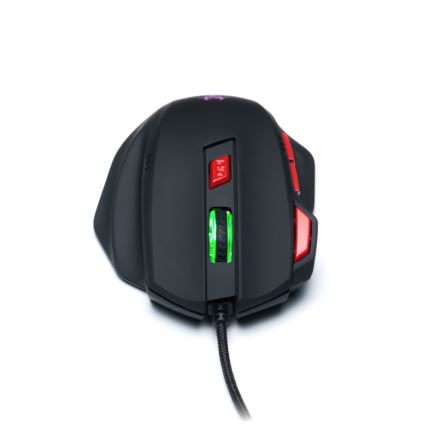 CONNECT IT CI-191 - LED Przewodowa mysz gamingowa 800/1600/2400/3200 DPI czarna