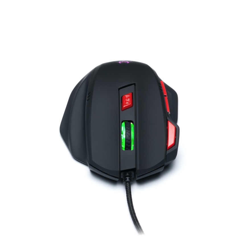 CONNECT IT CI-191 - LED Przewodowa mysz gamingowa 800/1600/2400/3200 DPI czarna