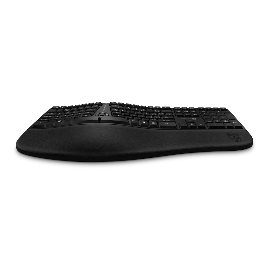 CONNECT IT CKB-2800-CS - Ergonomiczna klawiatura bezprzewodowa z lokalizacją CZ/SK czarny