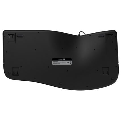CONNECT IT CKB-2800-CS - Ergonomiczna klawiatura bezprzewodowa z lokalizacją CZ/SK czarny