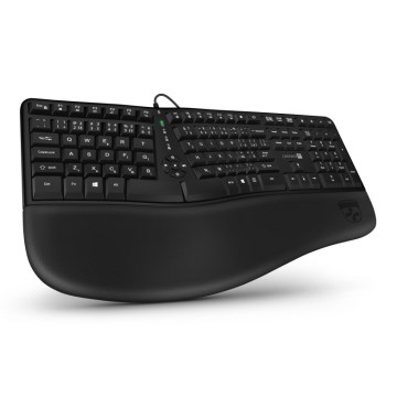 CONNECT IT CKB-2800-CS - Ergonomiczna klawiatura bezprzewodowa z lokalizacją CZ/SK czarny