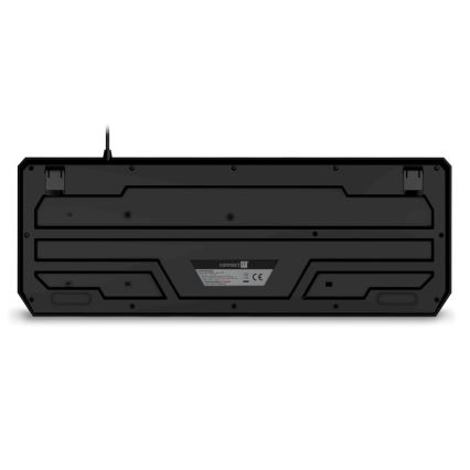 CONNECT IT CKB-3530-DD - LED RGB Przewodowa klawiatura do gier z lokalizacją CZ/SK czarny