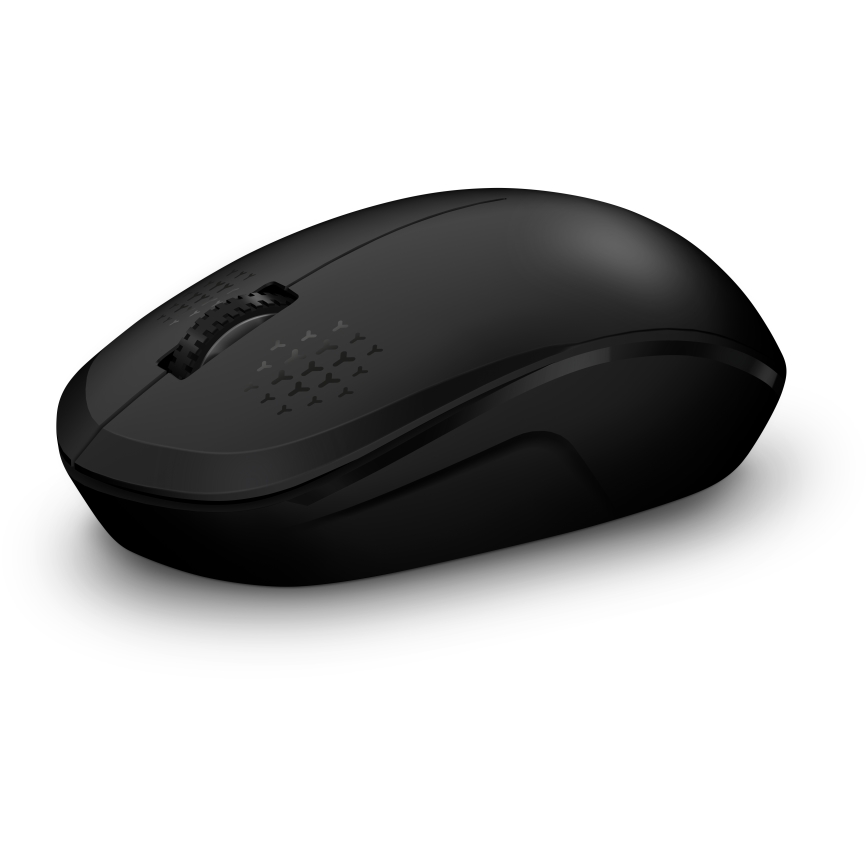 CONNECT IT CKM-4500-CS - Bezprzewodowa klawiatura i mysz 1000 DPI z lokalizacją CZ/SK 1xAAA + 1xAA czarny