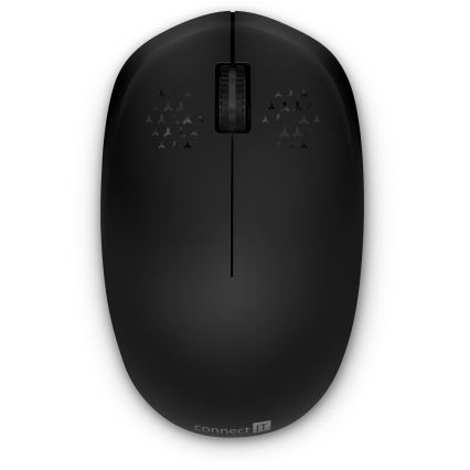 CONNECT IT CKM-4500-CS - Bezprzewodowa klawiatura i mysz 1000 DPI z lokalizacją CZ/SK 1xAAA + 1xAA czarny