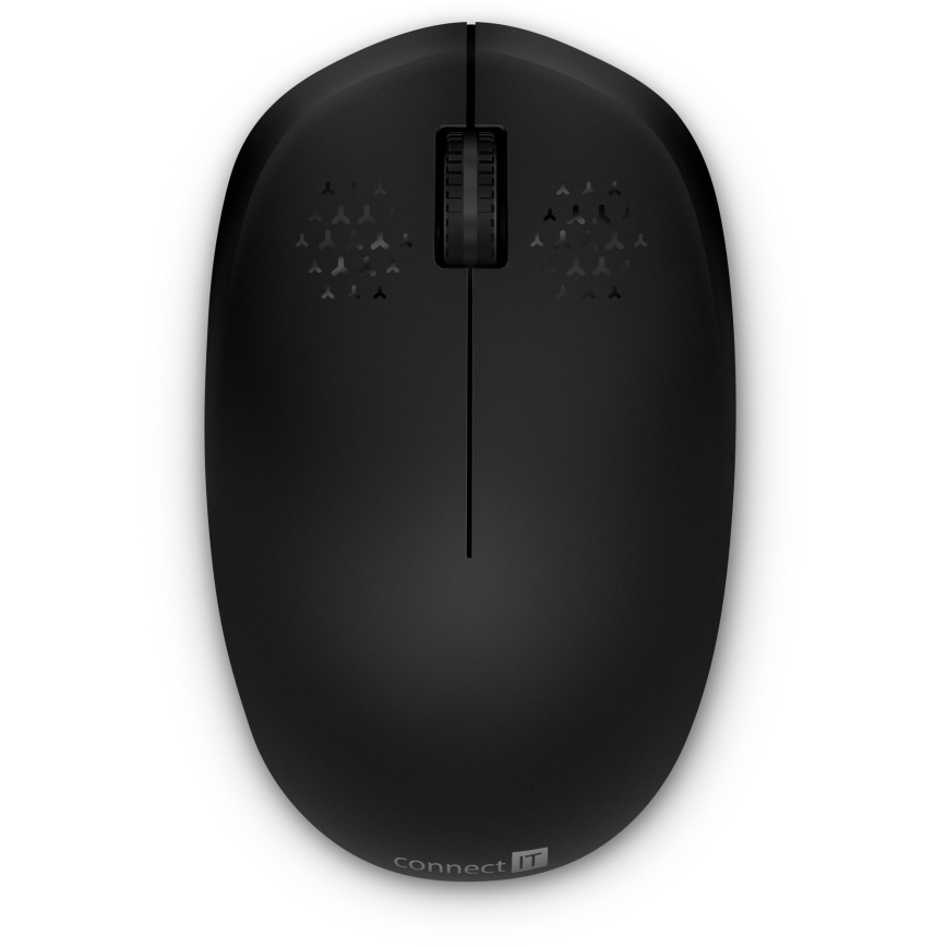 CONNECT IT CKM-4500-CS - Bezprzewodowa klawiatura i mysz 1000 DPI z lokalizacją CZ/SK 1xAAA + 1xAA czarny