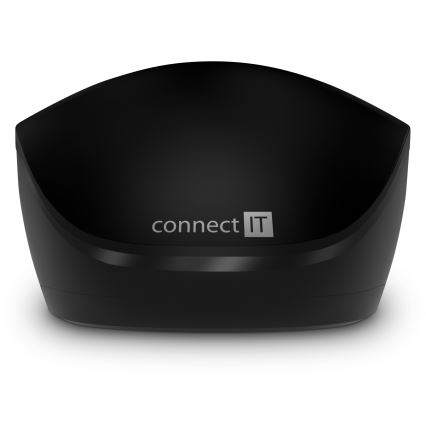 CONNECT IT CKM-4500-CS - Bezprzewodowa klawiatura i mysz 1000 DPI z lokalizacją CZ/SK 1xAAA + 1xAA czarny
