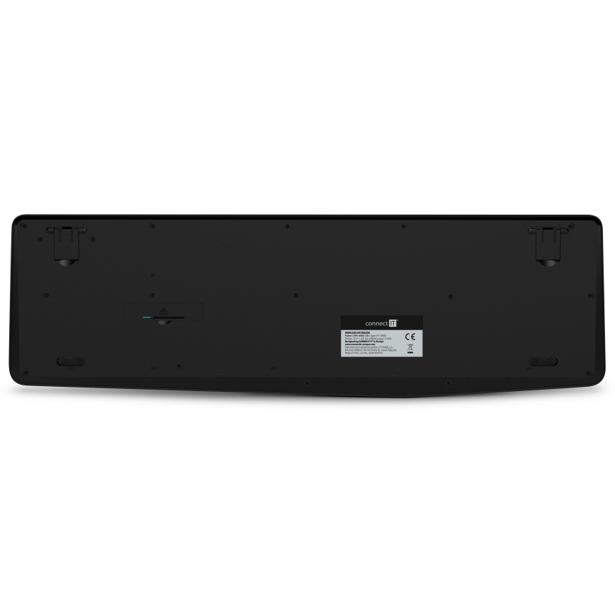 CONNECT IT CKM-4500-CS - Bezprzewodowa klawiatura i mysz 1000 DPI z lokalizacją CZ/SK 1xAAA + 1xAA czarny