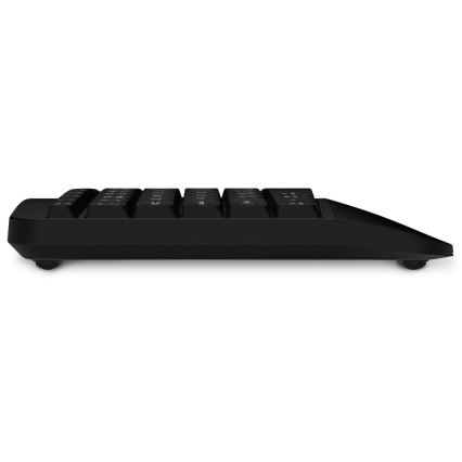 CONNECT IT CKM-6010-CS - Ergonomiczna klawiatura bezprzewodowa i mysz 800/1200/1600/2400 DPI z lokalizacją CZ/SK 1xAA + 2xAAA czarny