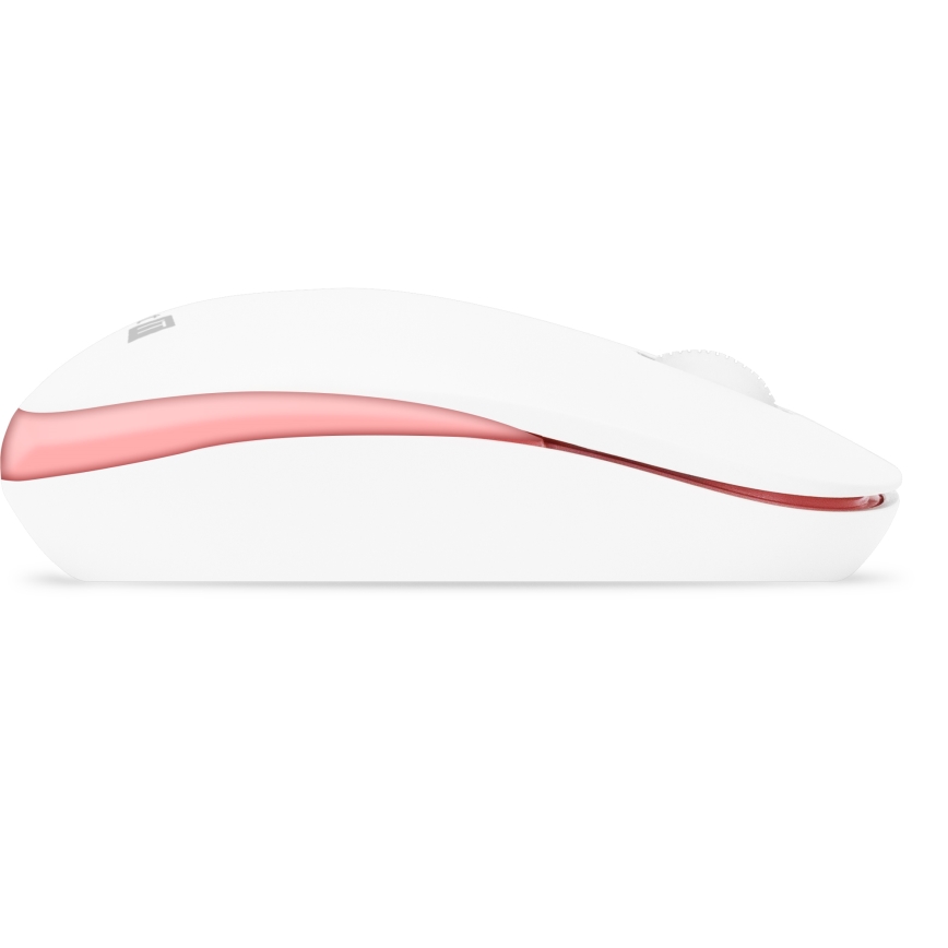 CONNECT IT CKM-7801-CS - Bezprzewodowa klawiatura i mysz 1200 DPI z lokalizacją CZ/SK 1xAAA + 1xAA biały/różowy