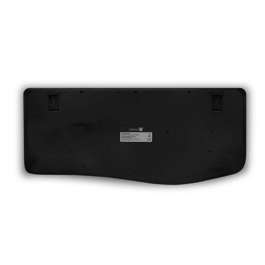 CONNECT IT CKM-7803-CS - Bezprzewodowa klawiatura i mysz 1200 DPI z lokalizacją CZ/SK 1xAAA + 1xAA czarny