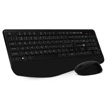 CONNECT IT CKM-7803-CS - Bezprzewodowa klawiatura i mysz 1200 DPI z lokalizacją CZ/SK 1xAAA + 1xAA czarny
