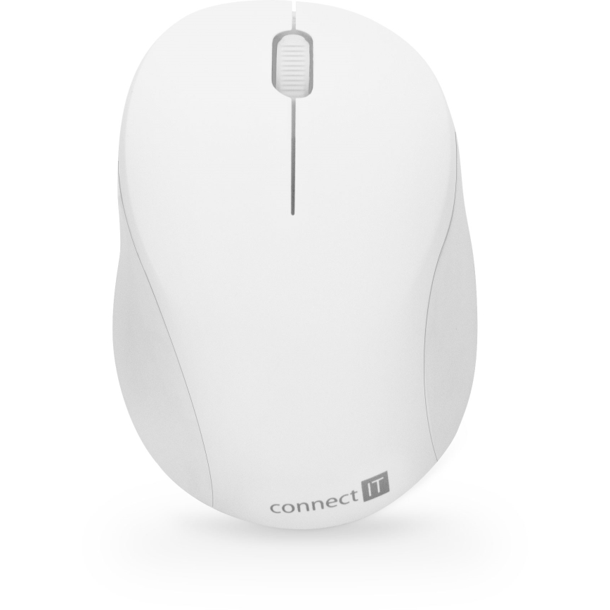 CONNECT IT CKM-7804-CS - Bezprzewodowa klawiatura i mysz 1200 DPI z lokalizacją CZ/SK 1xAAA + 1xAA biały