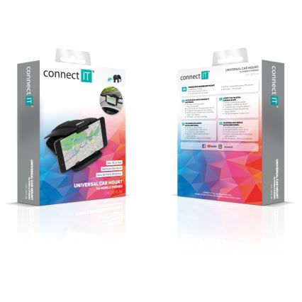 CONNECT IT CMC-5010-BK - Uchwyt samochodowy na telefon