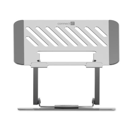 CONNECT IT CMF-2100-SL - Obrotowy stojak na laptopa srebrny