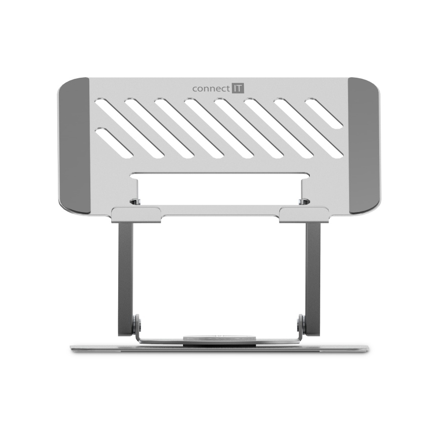 CONNECT IT CMF-2100-SL - Obrotowy stojak na laptopa srebrny