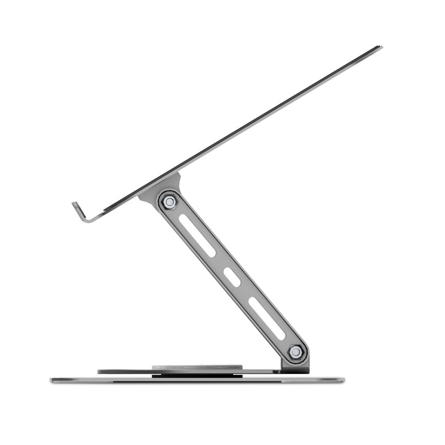 CONNECT IT CMF-2100-SL - Obrotowy stojak na laptopa srebrny