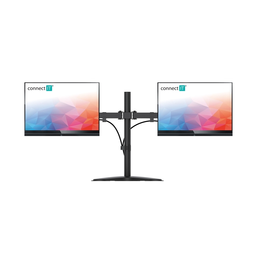 CONNECT IT CMF-3204-BK - Uniwersalny uchwyt na 2 monitory 13-32” czarny