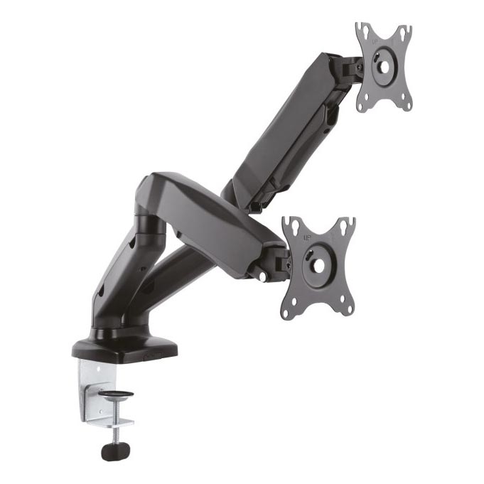 CONNECT IT CMF-3207-BK - Uniwersalny uchwyt na 2 monitory 13-27” czarny