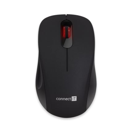 CONNECT IT CMO-2230-BK - Bezprzewodowa, cicha mysz MUTE 1200 DPI 1xAA czarna