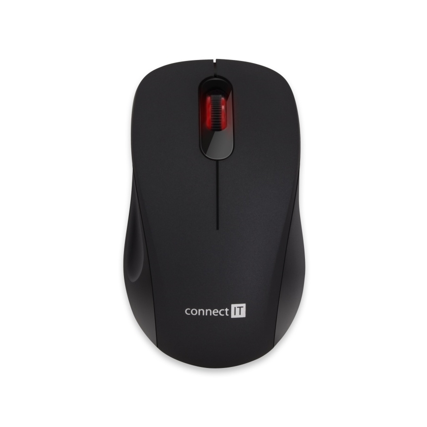 CONNECT IT CMO-2230-BK - Bezprzewodowa, cicha mysz MUTE 1200 DPI 1xAA czarna