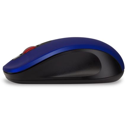CONNECT IT CMO-2230-BL - Bezprzewodowa, cicha mysz MUTE 1200 DPI 1xAA czarna/niebieska