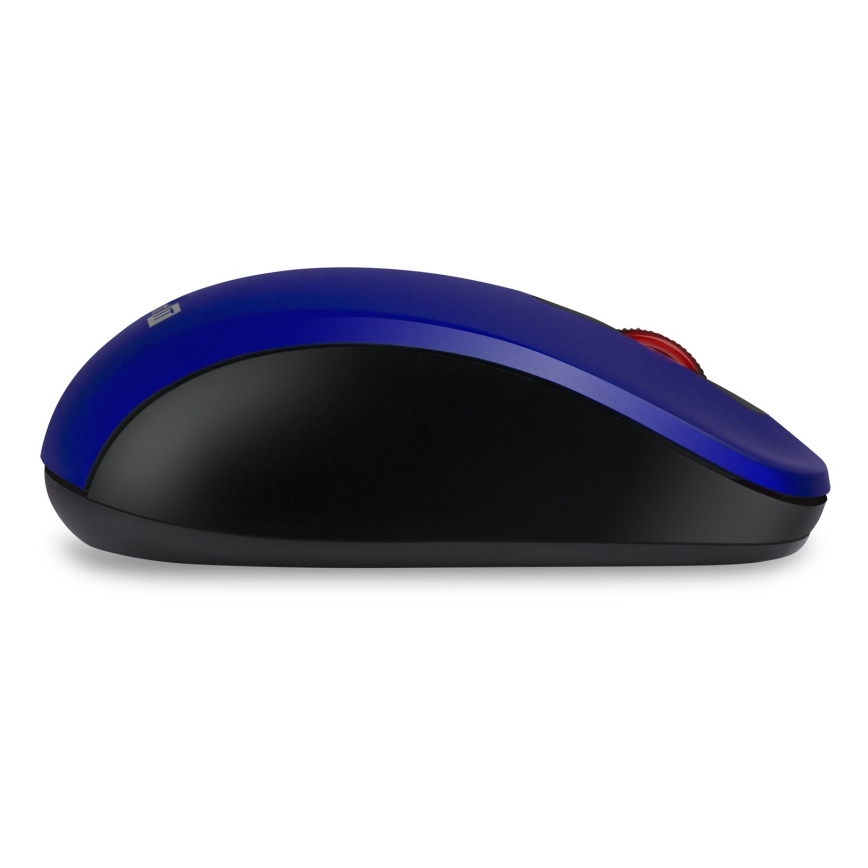 CONNECT IT CMO-2230-BL - Bezprzewodowa, cicha mysz MUTE 1200 DPI 1xAA czarna/niebieska
