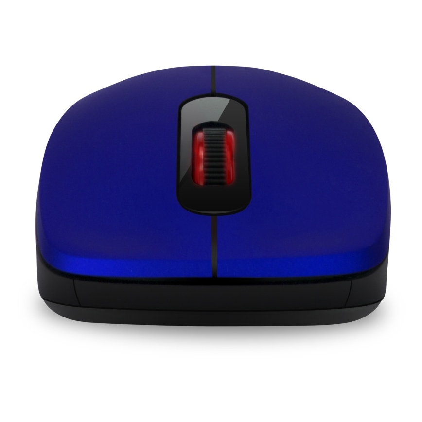 CONNECT IT CMO-2230-BL - Bezprzewodowa, cicha mysz MUTE 1200 DPI 1xAA czarna/niebieska