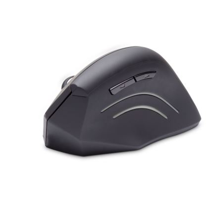 CONNECT IT CMO-2510-BK - Ergonomiczna pionowa mysz bezprzewodowa Verti Wireless 800/1200/1600 DPI 2xAAA czarna