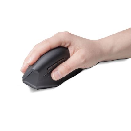 CONNECT IT CMO-2510-BK - Ergonomiczna pionowa mysz bezprzewodowa Verti Wireless 800/1200/1600 DPI 2xAAA czarna