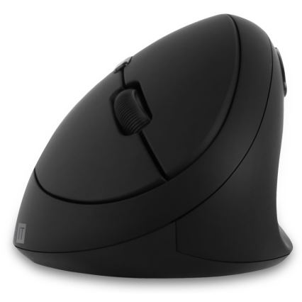 CONNECT IT CMO-2600-BK - Ergonomiczna bezprzewodowa mysz 800/1200/1600 DPI 1xAA czarna