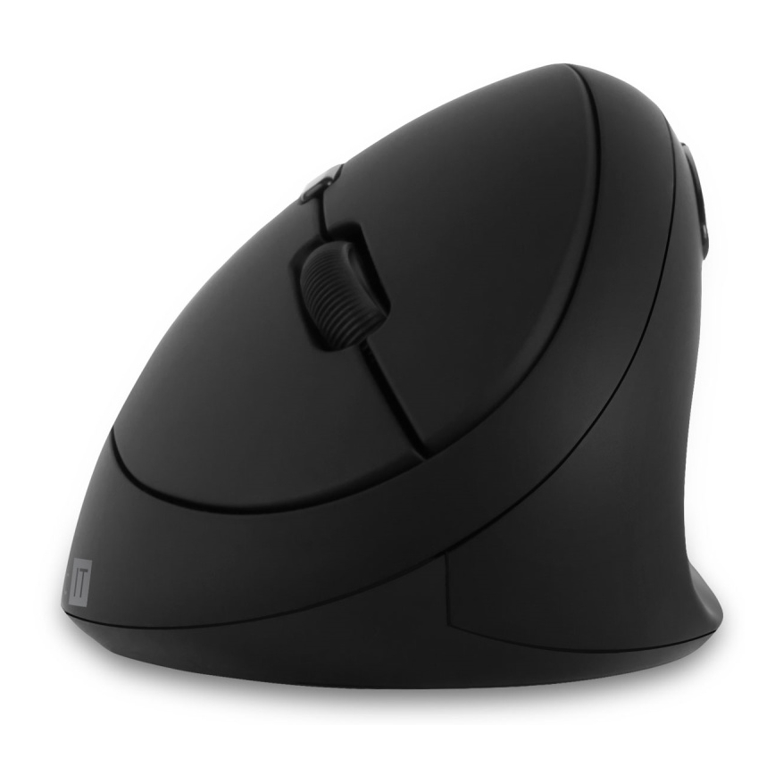 CONNECT IT CMO-2600-BK - Ergonomiczna bezprzewodowa mysz 800/1200/1600 DPI 1xAA czarna